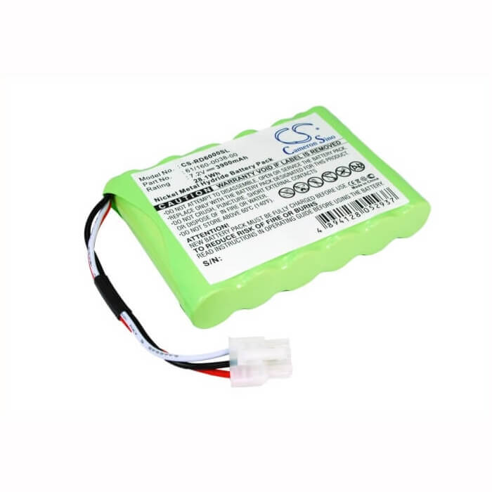 7.2V, Ni-MH, 3900mAh, Equipment battery fits Riser Bond, 61/160-0038-00, 6000, 6000dsl, 28.08Wh Equipment, Survey, Test Cameron Sino Technology Limited