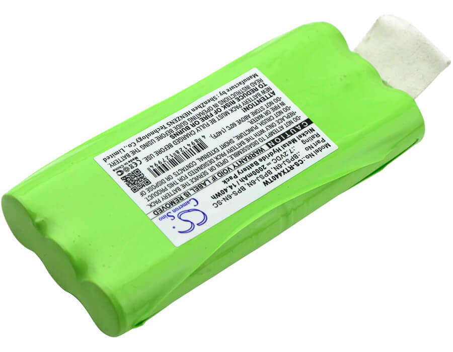7.2V, Ni-MH, 2000mAh, Two-Way Radio battery fits Ritron, Bps-6n-mh, Jmx 441d, Jmx Ii, 14.4Wh Two-Way Radio Cameron Sino Technology Limited