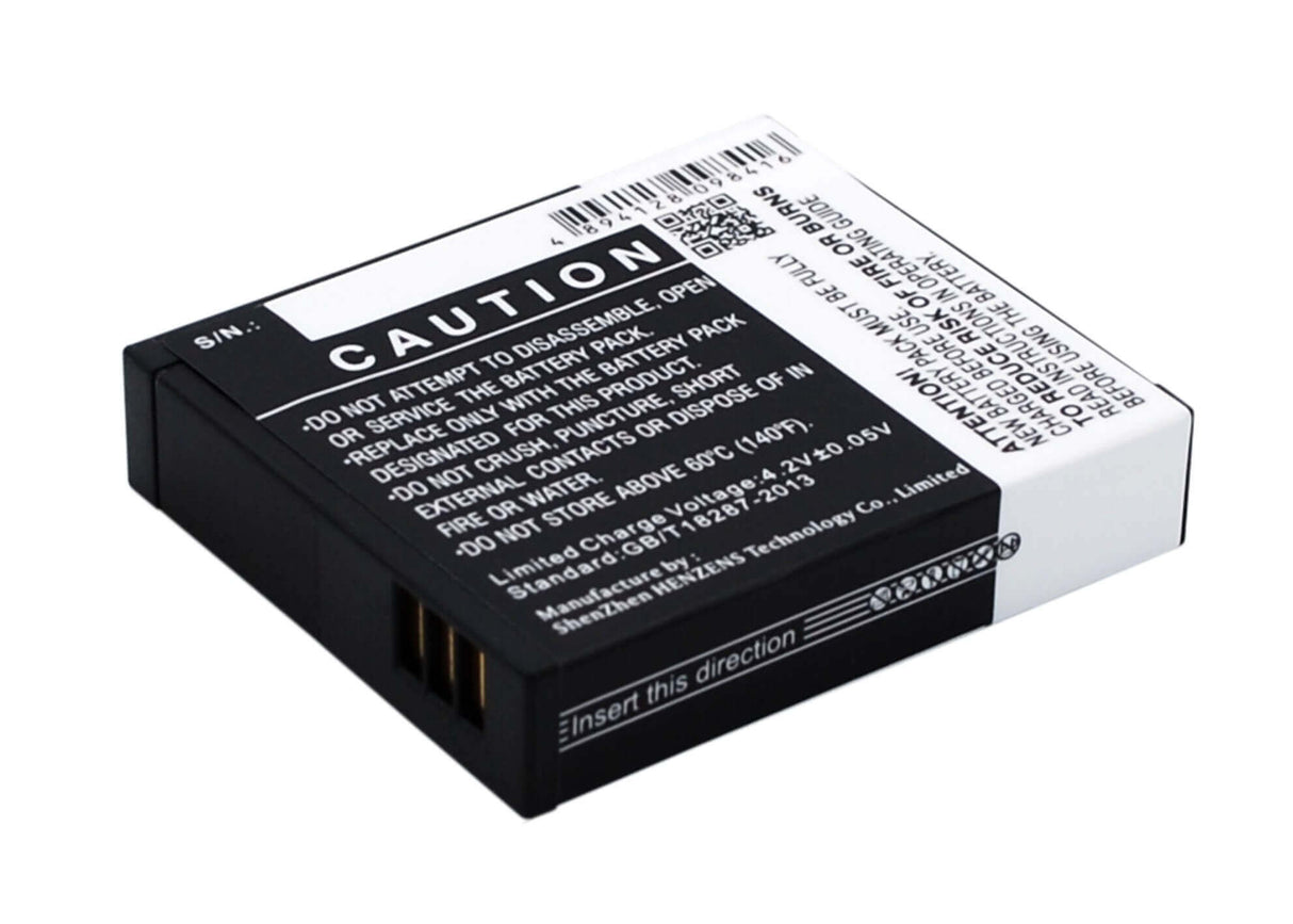 3.7V, Li-ion, 1000mAh, Camera battery fits Rollei, Rl410b, Actioncam 230, Actioncam 240, 3.7Wh Camera Cameron Sino Technology Limited (Camera)