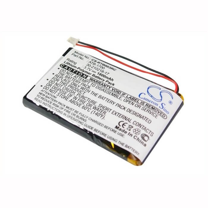 3.7V, Li-ion, 1800mAh, Remote Control battery fits Rti, T3v, T3-v, T3-v+, 6.66Wh Remote Control Cameron Sino Technology Limited