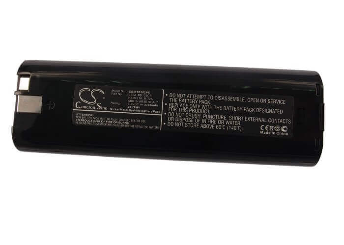 Power Tools Battery For Ryobi Bd1020, Bd1020cd, Bd1020cr 7.2v, 3300mah - 23.76wh Power Tools Cameron Sino Technology Limited (Power Tools)