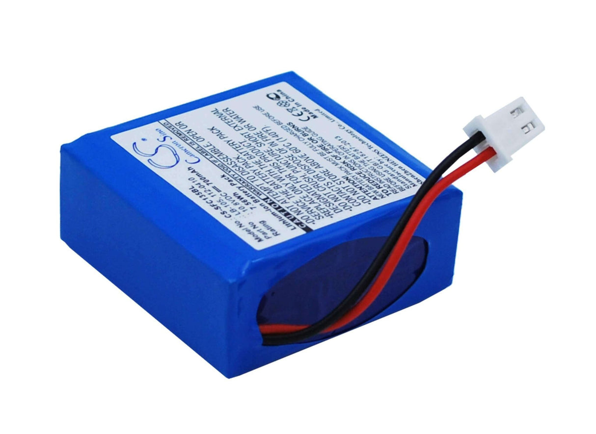 10.8V, Li-ion, 700mAh, Payment Terminal battery fits Safescan, 112-0410, 135, 135i, 7.56Wh Payment Terminal Cameron Sino Technology Limited