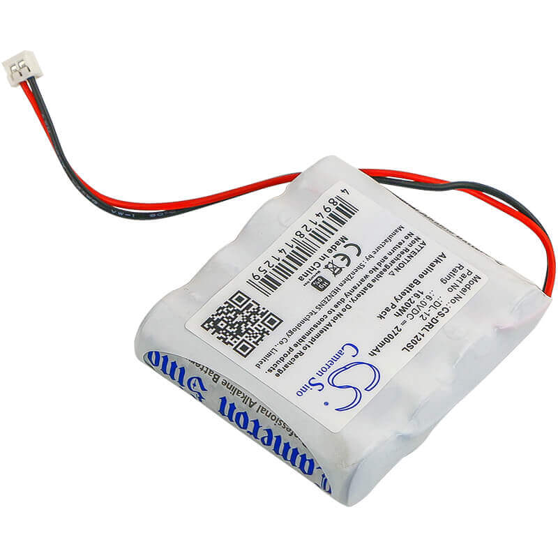 6.0V, Alkaline, 2700mAh, Door Lock battery fits Hd Supply, Grainger, Saflock, Power Xp, Interstate, Nabc, 10a358, 16.2Wh Door Lock Cameron Sino Technology Limited