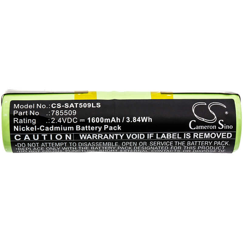 2,4V, Ni-CD, 1600mAh, batterie d'éclairage d'urgence convient à Saft, 785509, 3,84Wh Éclairage d'urgence Cameron Sino Technology Limited