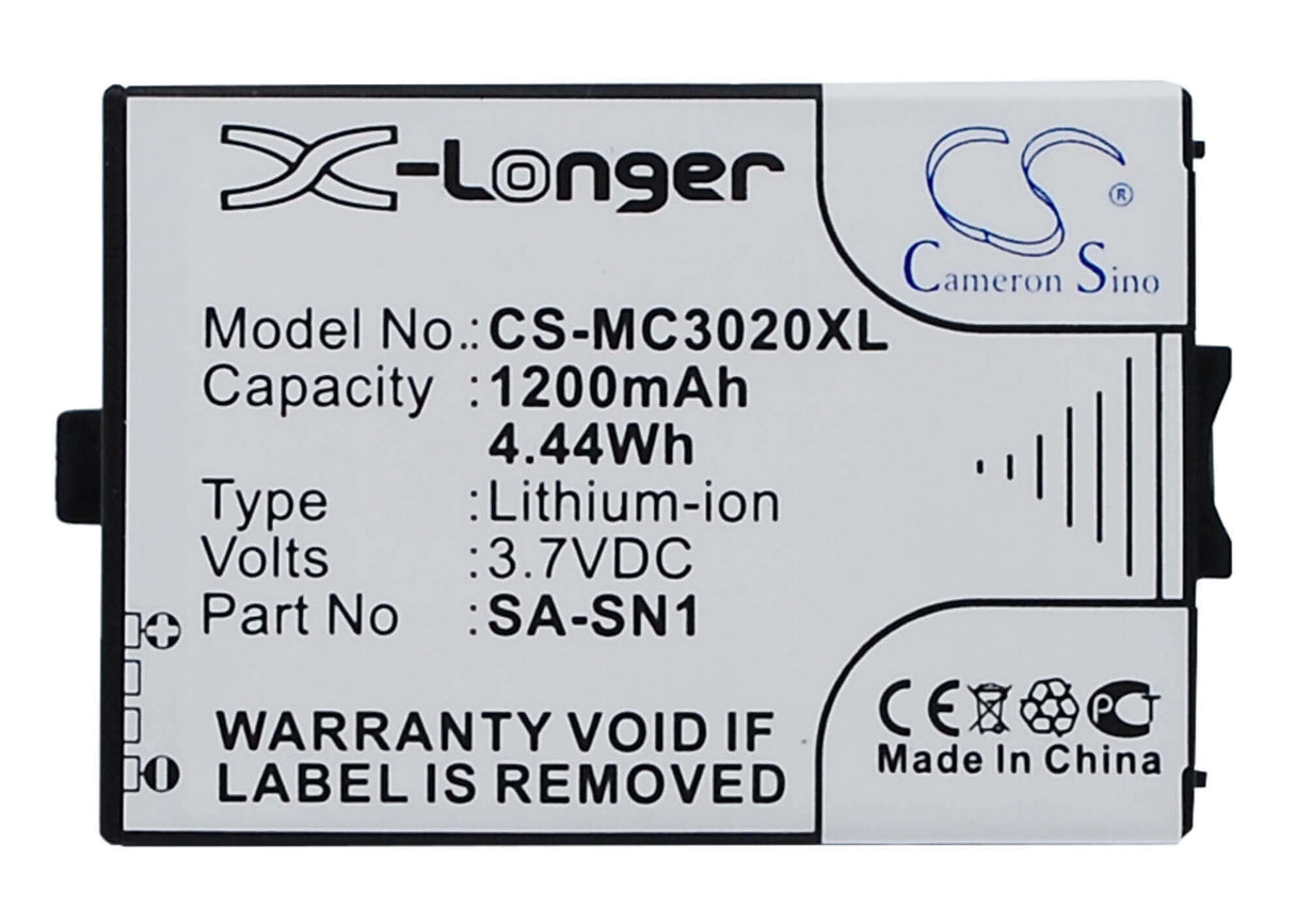 3.7V, Li-ion, 1200mAh, SmartPhone battery fits Sagem, 251212309, 3000, 3016, 4.44Wh Mobile, SmartPhone Cameron Sino Technology Limited (Suspended)