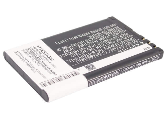 3,7V, Li-ion, 1300mAh, batterie de smartphone compatible avec Sagem, P/n 523855ar, 253491226, Alium, 4,81Wh Mobile, Smartphone Cameron Sino Technology Limited (Smartphone)