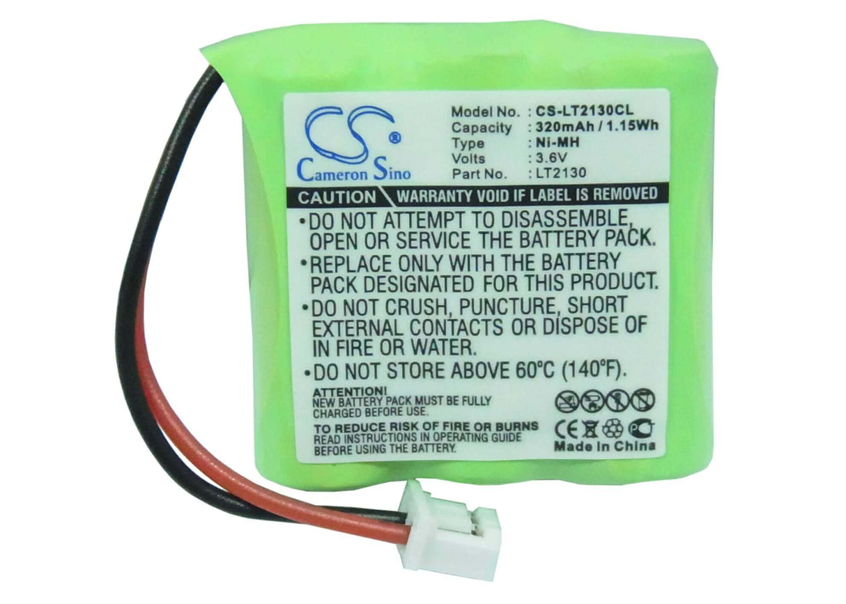 3,6V, Ni-MH, 320mAh, batterie de téléphone sans fil compatible avec Loewe, Sagem, Mbo, Alpha Lt2130, Alpha Tel3100, 1,152Wh Téléphone sans fil Cameron Sino Technology Limited (Téléphone sans fil)