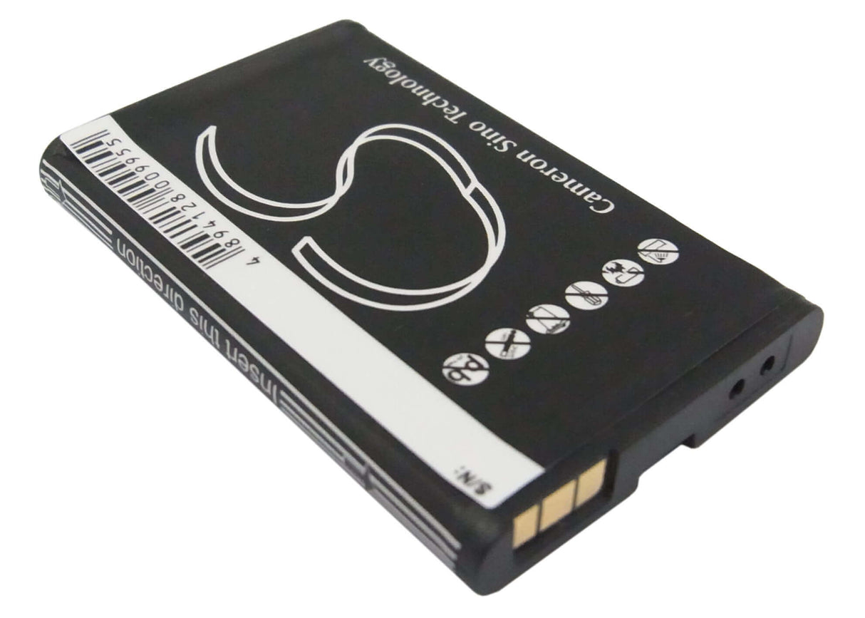 3,7V, Li-ion, 1000mAh, batterie de smartphone compatible Sagem, 188075014, Myv65, Myv-65, 3,7Wh Mobile, Smartphone Cameron Sino Technology Limited (Smartphone)