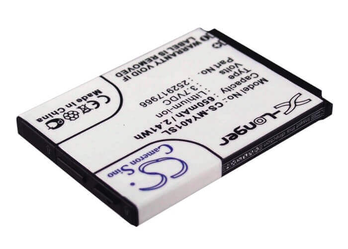 3,7V, Li-ion, 650mAh, batterie de smartphone compatible avec Sagem, 252917966, My401c, My-401c, 2,41Wh Mobile, Smartphone Cameron Sino Technology Limited (Smartphone)