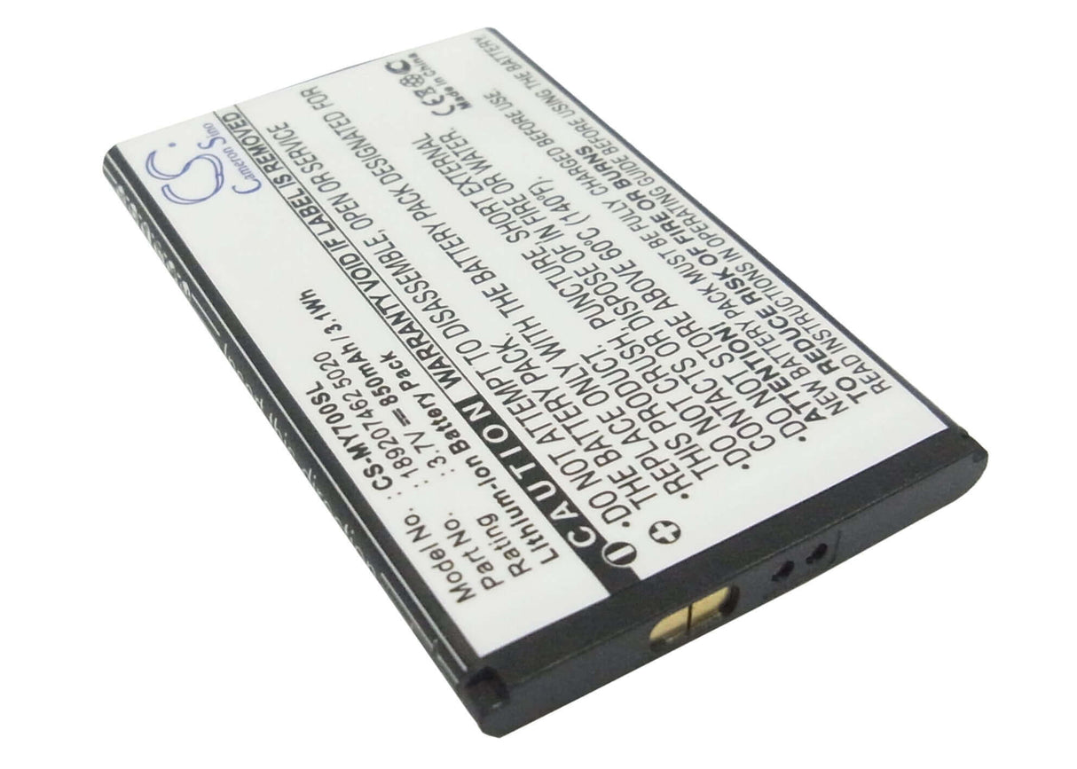 3.7V, Li-ion, 850mAh, SmartPhone battery fits Sagem, 189207462, My419x, My700x, 3.15Wh Mobile, SmartPhone Cameron Sino Technology Limited (Suspended)