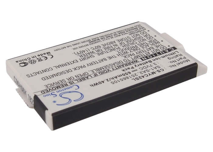 3.7V, Li-ion, 650mAh, SmartPhone battery fits Sagem, 251865105, My-200x, My-201x, 2.41Wh Mobile, SmartPhone Cameron Sino Technology Limited (Suspended)