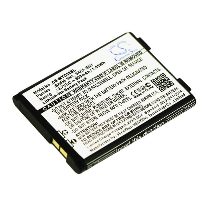 3,7V, Li-Polymer, 500mAh, batterie de smartphone adaptée à Swisscom, Sagem, 188973731, Myc5, My-c5, 1,85Wh Mobile, Smartphone Cameron Sino Technology Limited (Smartphone)