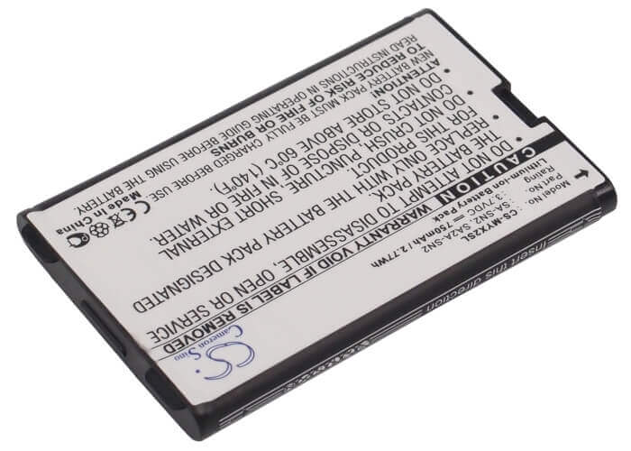3.7V, Li-ion, 750mAh, batterie de smartphone compatible avec Sagem, Sa2a-sn2, Myx2, Myx-2, 2.78Wh Mobile, SmartPhone Cameron Sino Technology Limited (Suspendu)