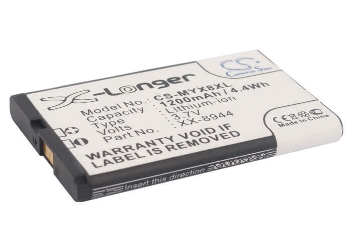 3.7V, Li-ion, 1200mAh, batterie de smartphone compatible avec Sagem, Xx-8944, Myx8, Myx-8, 4.44Wh Mobile, SmartPhone Cameron Sino Technology Limited (Suspendu)