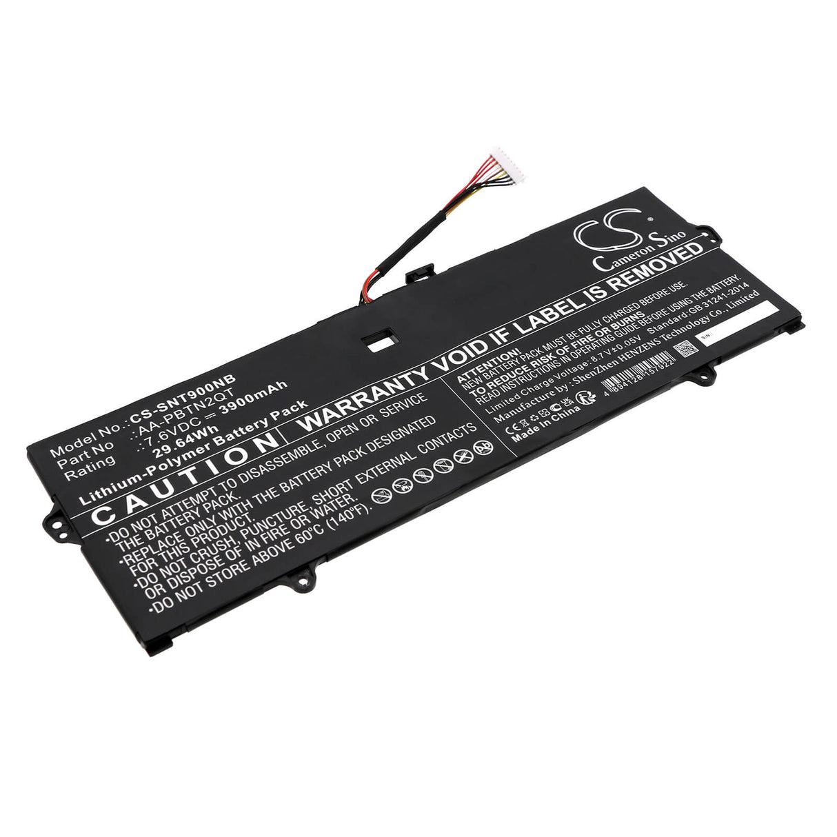Battery For Samsung, 900x3n-k03, 900x3n-k04, 900x3n-k06 7.6v, 3900mah - 29.64wh Notebook, Laptop Cameron Sino Technology Limited
