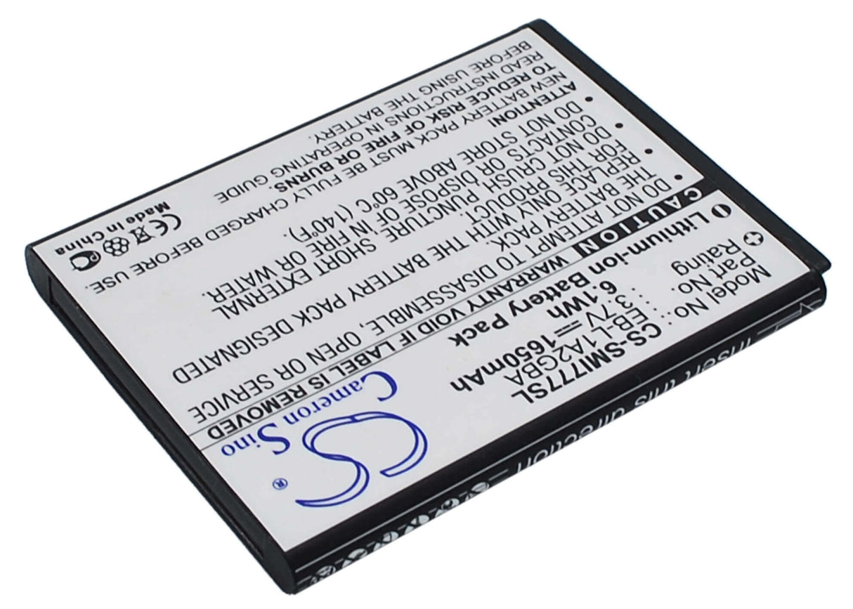 3,7V, Li-ion, 1650mAh, batterie pour smartphone compatible avec Samsung, At&t, Eb-l1a2gb, Galaxy S Ii, Sgh-i777, 6.11Wh Mobile, Smartphone Cameron Sino Technology Limited (Smartphone)