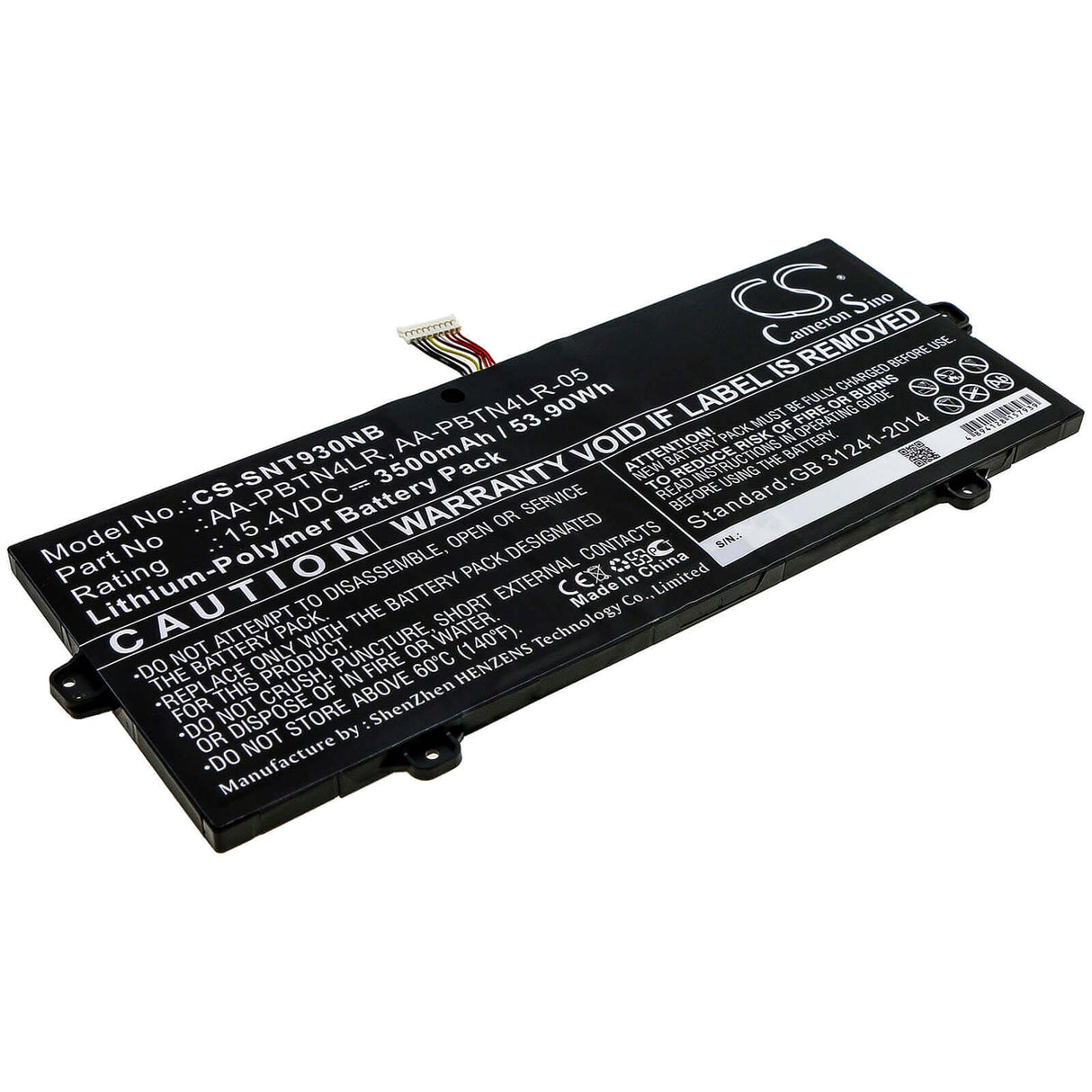 Battery For Samsung, Ba43-00386a, Np850xbc, Np850xbc-x01hk 15.4v, 3500mah - 53.90wh Notebook, Laptop Cameron Sino Technology Limited