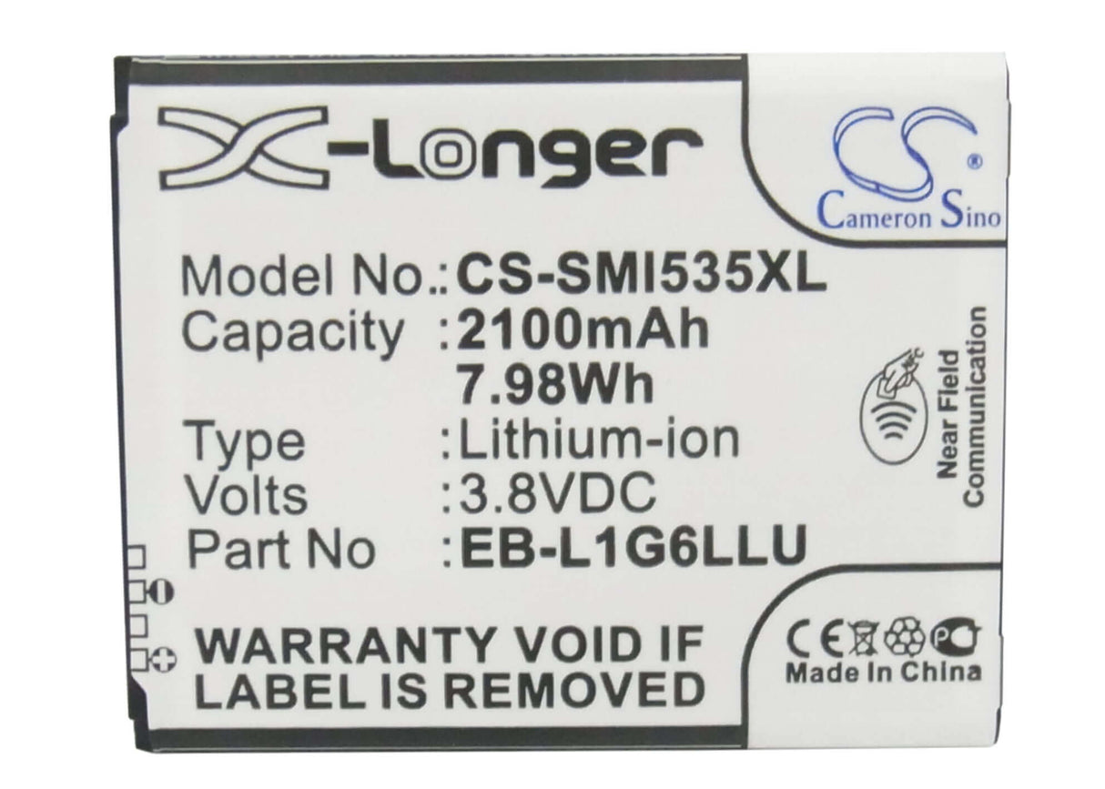 3.8V, Li-ion, 2100mAh, SmartPhone battery fits Samsung, Sprint, T-mobile, Telstra, At&t, Verizon, Uscellular, Eb585158lp, Galaxy S 3, Galaxy S Iii, 7.98Wh Mobile, SmartPhone Cameron Sino Technology Limited (Smartphone)