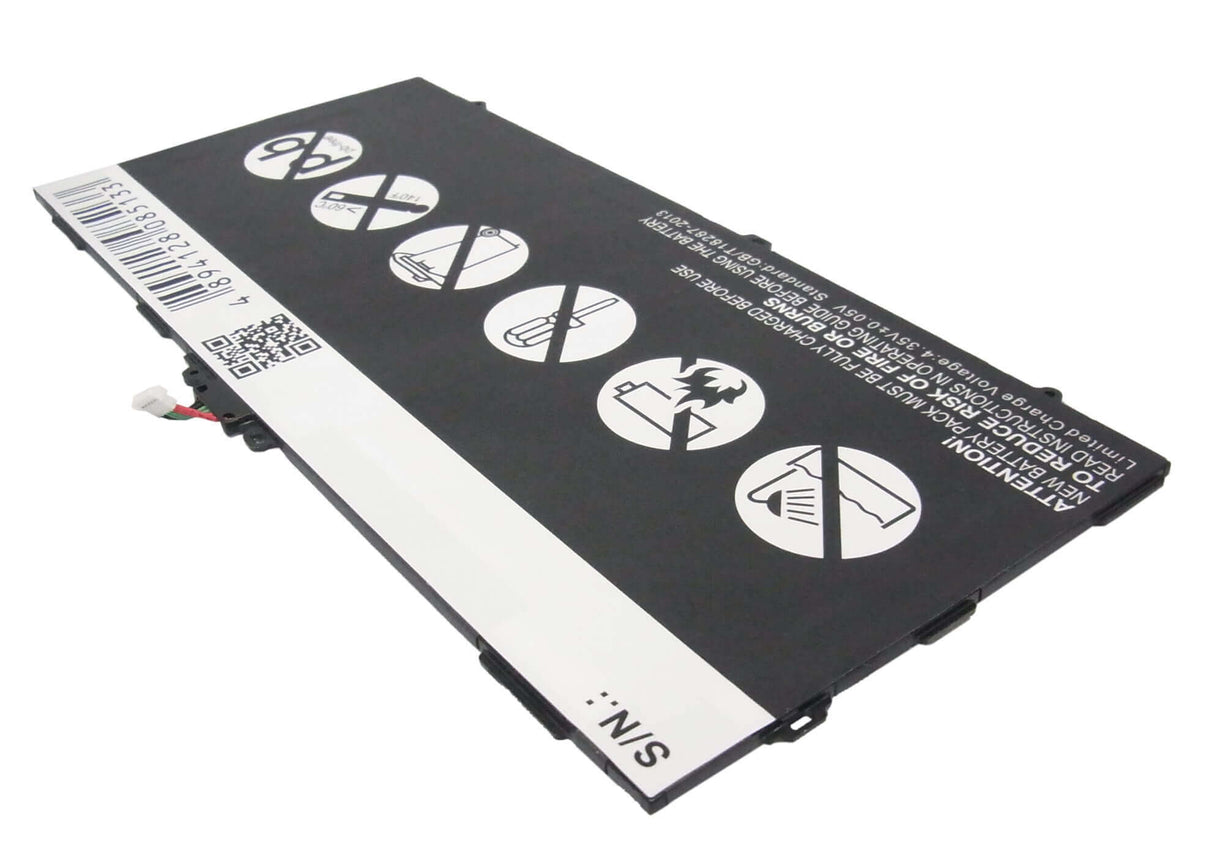 3.8V, Li-Polymer, 7900mAh, Tablet battery fits Samsung, Eb-bt800fbe, Chagall, Galaxy Tab S 10.5, 30.02Wh Tablet Cameron Sino Technology Limited