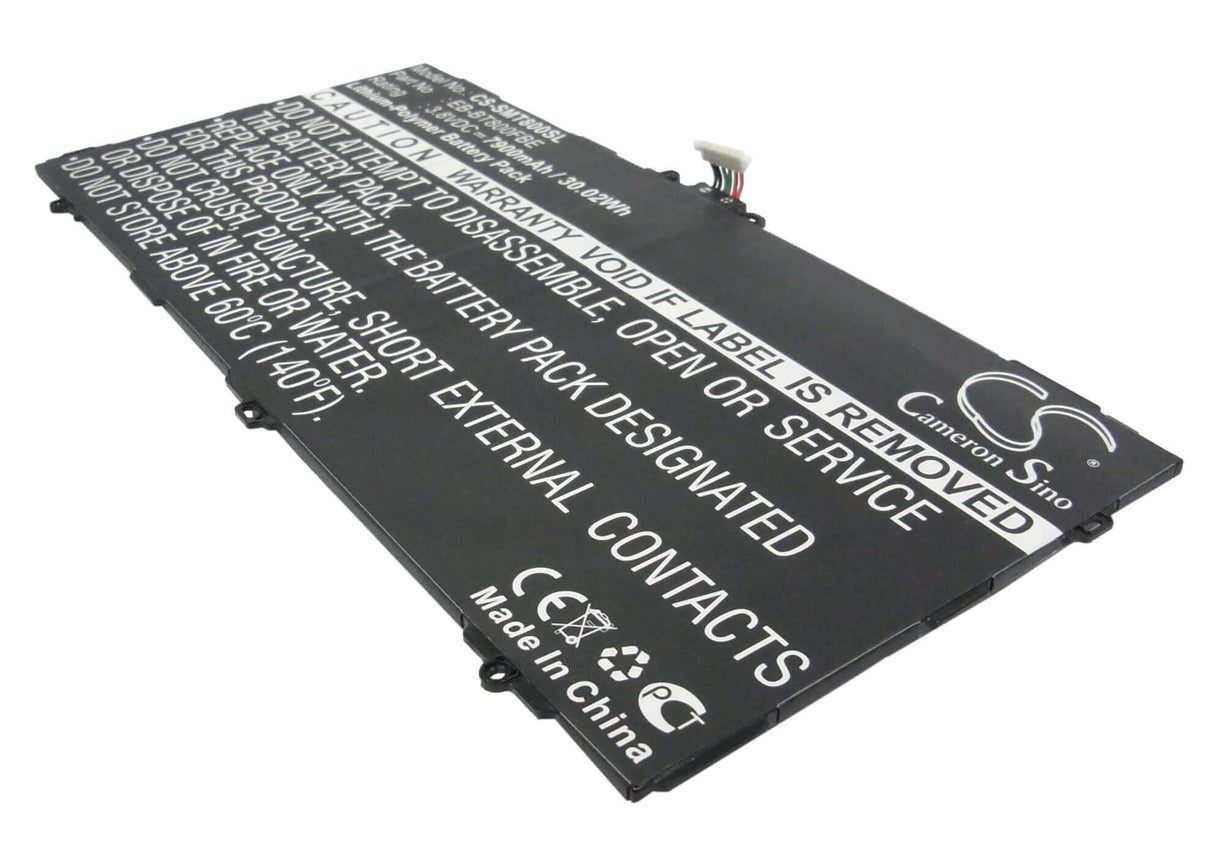 3.8V, Li-Polymer, 7900mAh, Tablet battery fits Samsung, Eb-bt800fbe, Chagall, Galaxy Tab S 10.5, 30.02Wh Tablet Cameron Sino Technology Limited
