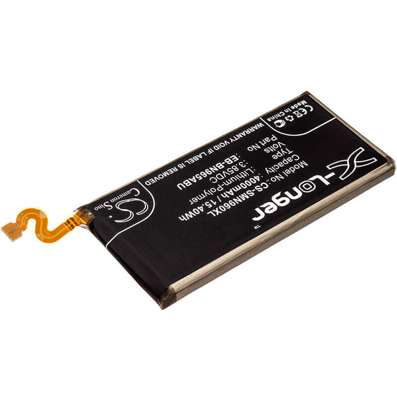 3,85V, Li-Polymer, 4000mAh, batterie de smartphone compatible avec Samsung, Eb-bn965abe, Crown, Galaxy Note 9, 15,4Wh Mobile, SmartPhone Cameron Sino Technology Limited (Smartphone)