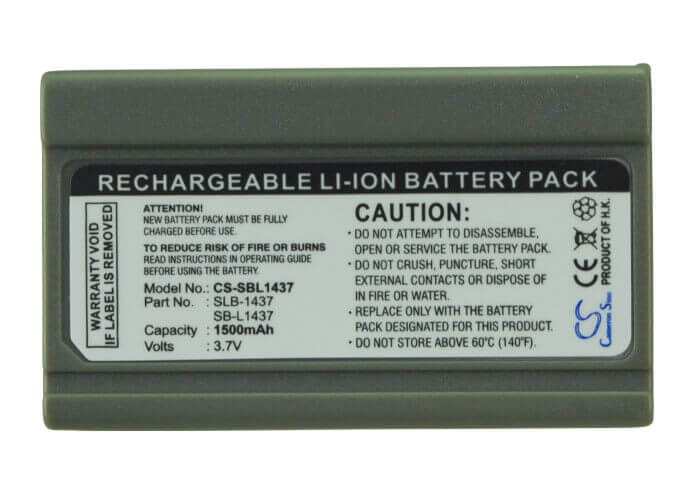 Battery For Samsung Digi-max V4, Digi-max V5, 3.7v, 1500mah - 5.55wh Batteries for Electronics Cameron Sino Technology Limited (Suspended)