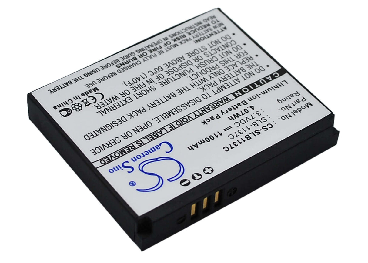 Battery For Samsung Digimax I7 3.7v, 1100mah - 4.07wh Camera Cameron Sino Technology Limited (Suspended)