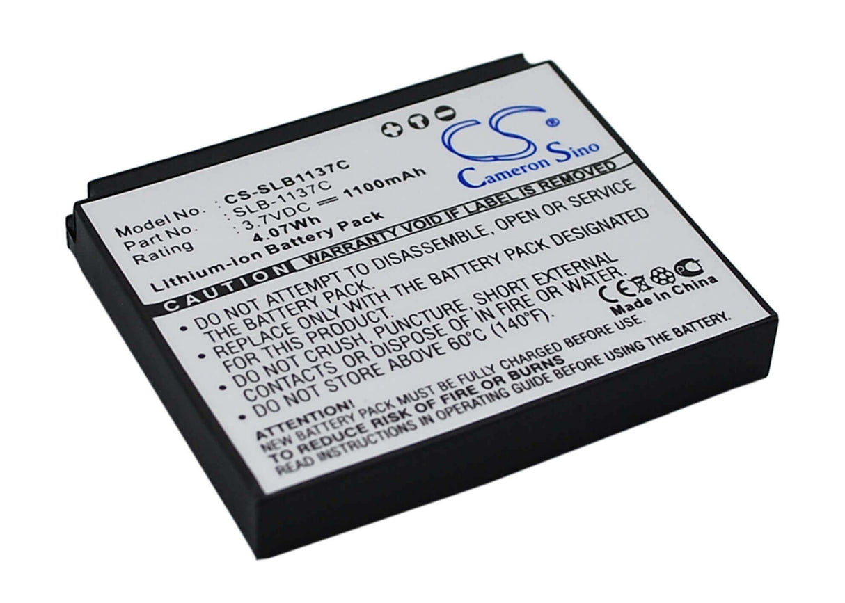 Battery For Samsung Digimax I7 3.7v, 1100mah - 4.07wh Camera Cameron Sino Technology Limited (Suspended)