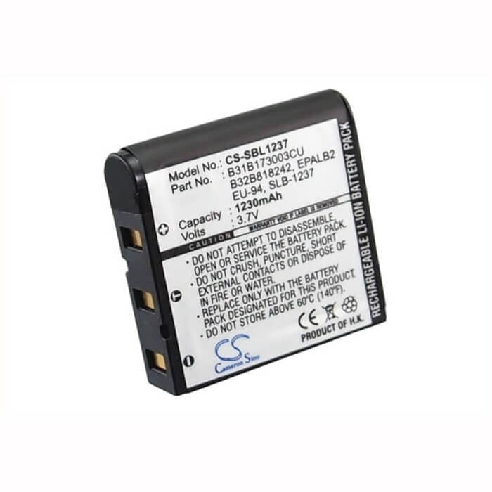 Camera Battery For Samsung Digimax L55, Digimax L55w, 3.7v, 1230mah - 4.55wh Camera Cameron Sino Technology Limited (Suspended)