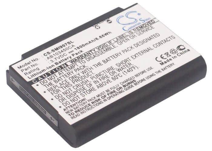 3.7V, Li-ion, 1800mAh, Batterie de smartphone compatible Samsung, Ab103450ca, Access A827, Ace I325, 6.66Wh Mobile, Smartphone Cameron Sino Technology Limited (Smartphone)