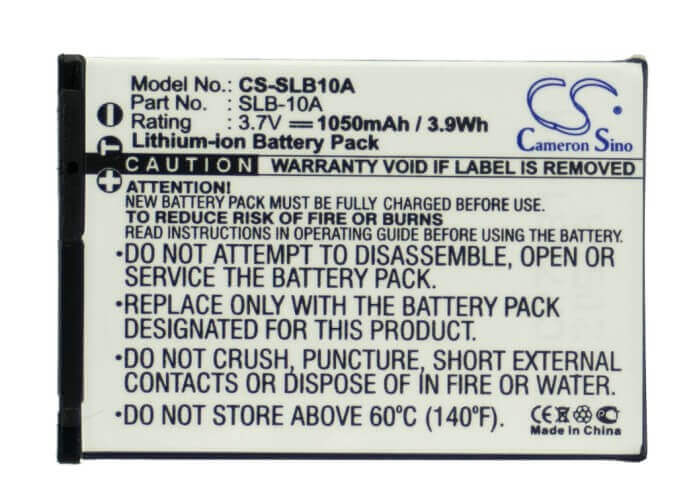 Camera Battery For Samsung Es50, Es55, Es60, Es63, 3.7v, 1050mah - 3.89wh Camera Cameron Sino Technology Limited (Camera)
