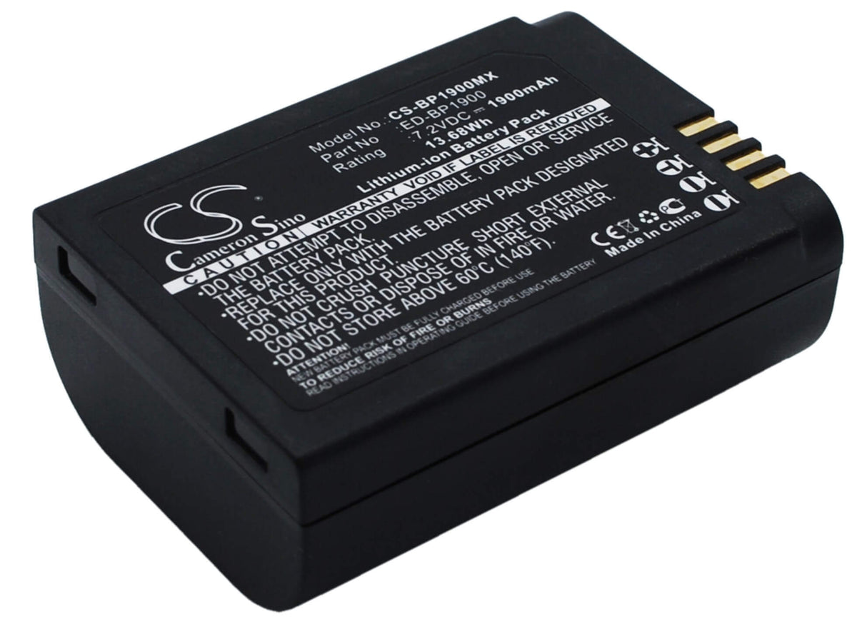 7.2V, Li-ion, 1900mAh, Camera battery fits Samsung, Ed-bp1900, Ev-nx1zzzbmbus, Ev-nx1zzzbqbus, 13.68Wh Camera Cameron Sino Technology Limited (Suspended)
