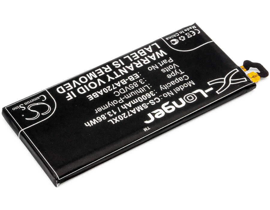 3.85V, Li-Polymer, 3600mAh, SmartPhone battery fits Samsung, Eb-ba720abe, Galaxy A7 2017, Galaxy A7 2017 Duos Td-lte, 13.86Wh Mobile, SmartPhone Cameron Sino Technology Limited (Smartphone)
