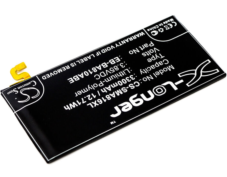 3,85V, Li-Polymer, 3300mAh, Batterie de smartphone compatible avec Samsung, Eb-ba810abe, Galaxy A8 2016, Galaxy A8 2016 Duos Td-lte, 12,71Wh Mobile, Smartphone Cameron Sino Technology Limited (Smartphone)