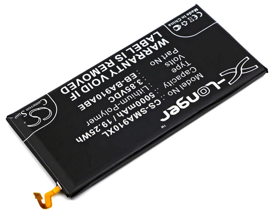 3.85V, Li-Polymer, 5000mAh, SmartPhone battery fits Samsung, Eb-ba910abe, Galaxy A9 Pro 2016, Galaxy A9 Pro 2016 Duos Td-lte, 19.25Wh Mobile, SmartPhone Cameron Sino Technology Limited (Smartphone)