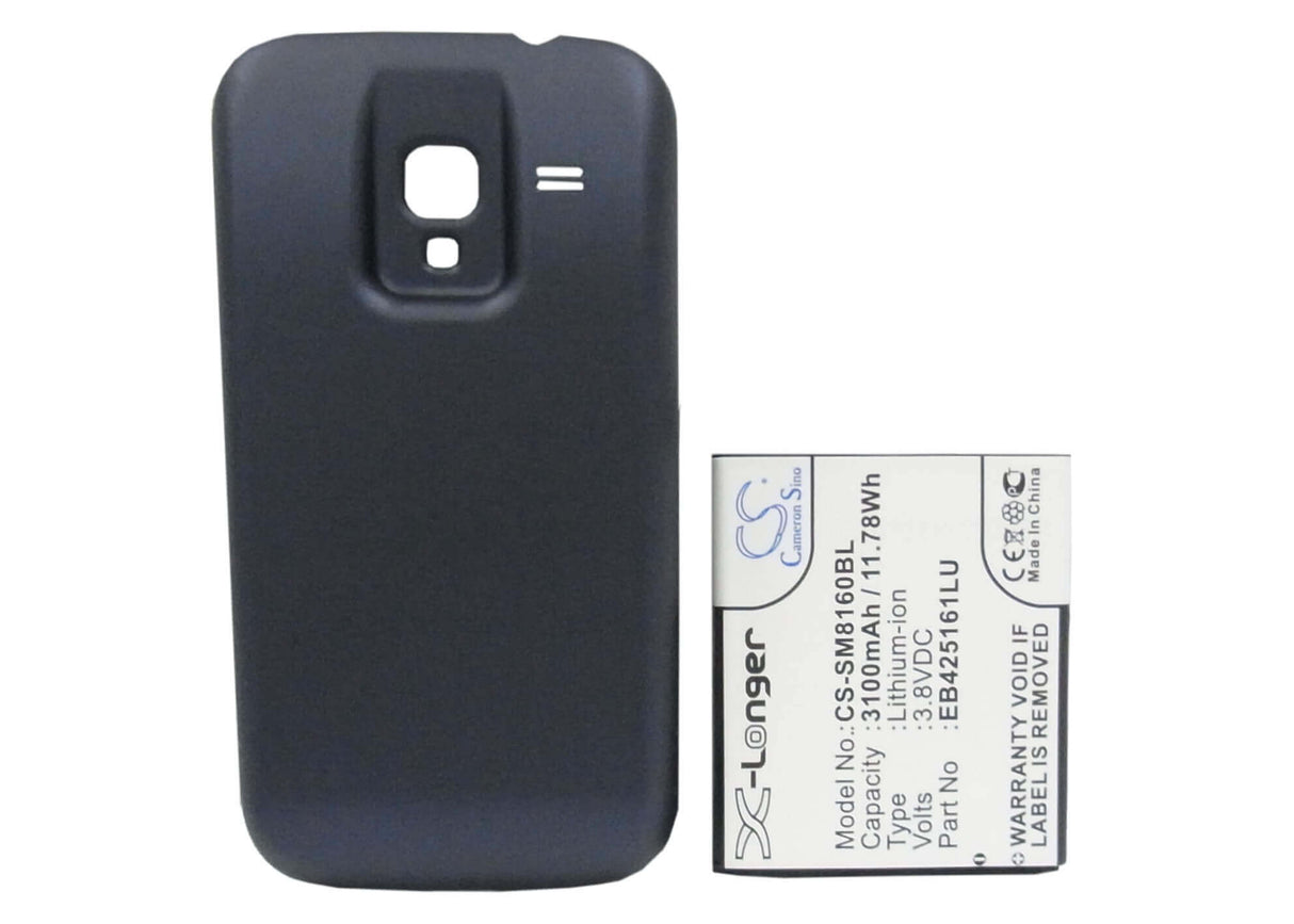 Battery For Samsung Galaxy Ace 2, Gt-i8160, Gt-i8160p, With Black Back Cover 3.8v, 3500mah - 13.30wh Batteries for Electronics Cameron Sino Technology Limited (Suspended)