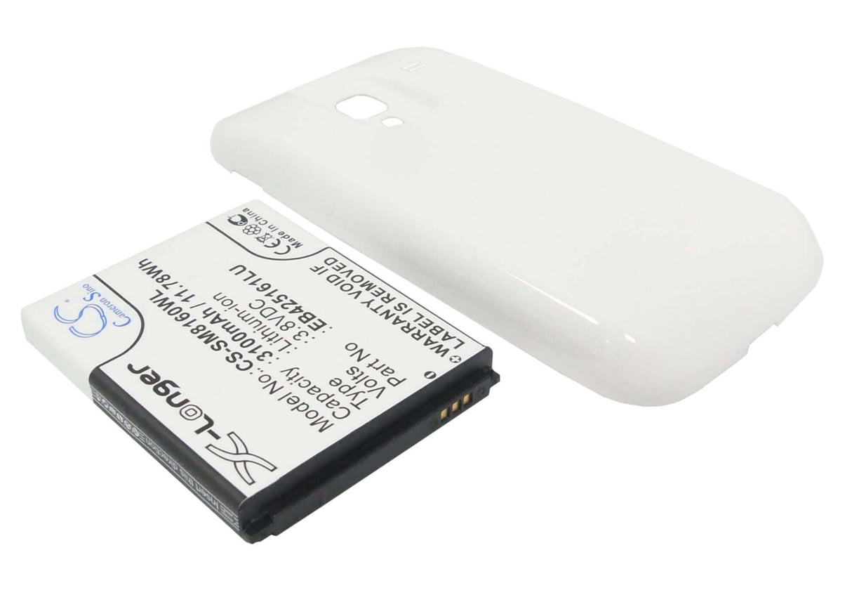 Battery For Samsung Galaxy Ace 2, Gt-i8160, Gt-i8160p, With White Back Cover 3.8v, 3500mah - 13.30wh Batteries for Electronics Cameron Sino Technology Limited (Suspended)