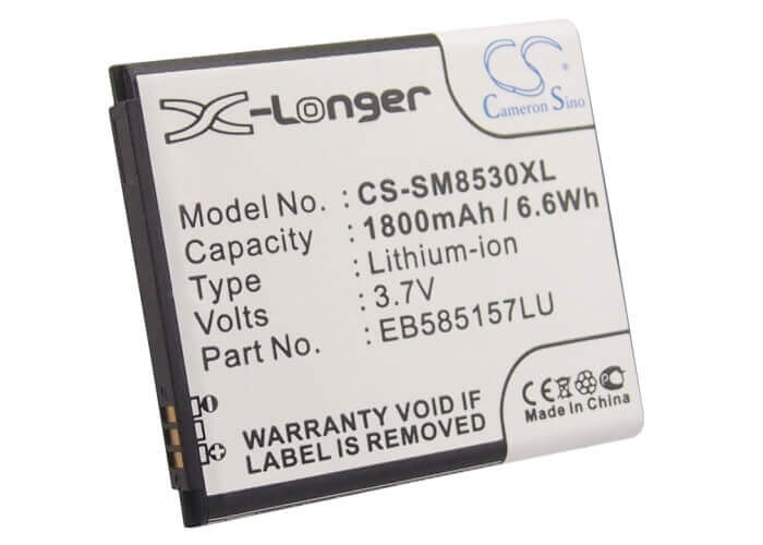 3,7V, Li-ion, 1800mAh, batterie de smartphone compatible Samsung, Eb585157lu, Galaxy Beam, Galaxy Grand Quattro, 6,66Wh Mobile, Smartphone Cameron Sino Technology Limited (Smartphone)
