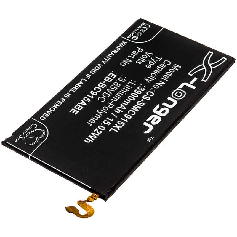 3.85V, Li-Polymer, 3900mAh, SmartPhone battery fits Samsung, Eb-bc915abe, Galaxy C10, Sm-c9150, 15.02Wh Mobile, SmartPhone Cameron Sino Technology Limited (Smartphone)