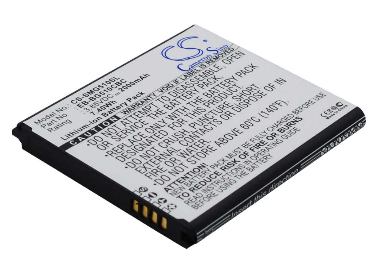 3.85V, Li-ion, 2000mAh, batterie pour smartphone compatible avec Samsung, Eb-bg510cbc, Galaxy Core Max, Galaxy Core Max Duos, 7.7Wh Mobile, SmartPhone Cameron Sino Technology Limited (Smartphone)