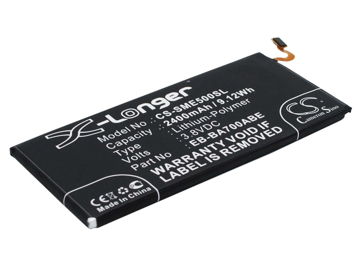 3.8V, Li-Polymer, 2400mAh, SmartPhone battery fits Samsung, Eb-be500aba, Galaxy E5, Galaxy E5 4g Lte, 9.12Wh Mobile, SmartPhone Cameron Sino Technology Limited (Smartphone)