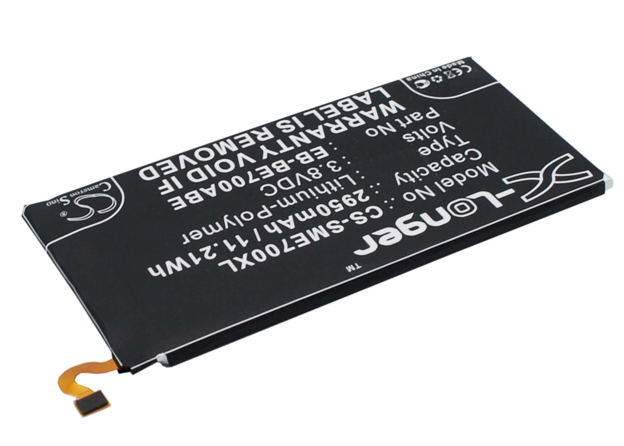 3.8V, Li-Polymer, 2950mAh, SmartPhone battery fits Samsung, Eb-be700abe, Galaxy E7, Galaxy E7 Duo, 11.21Wh Mobile, SmartPhone Cameron Sino Technology Limited (Smartphone)