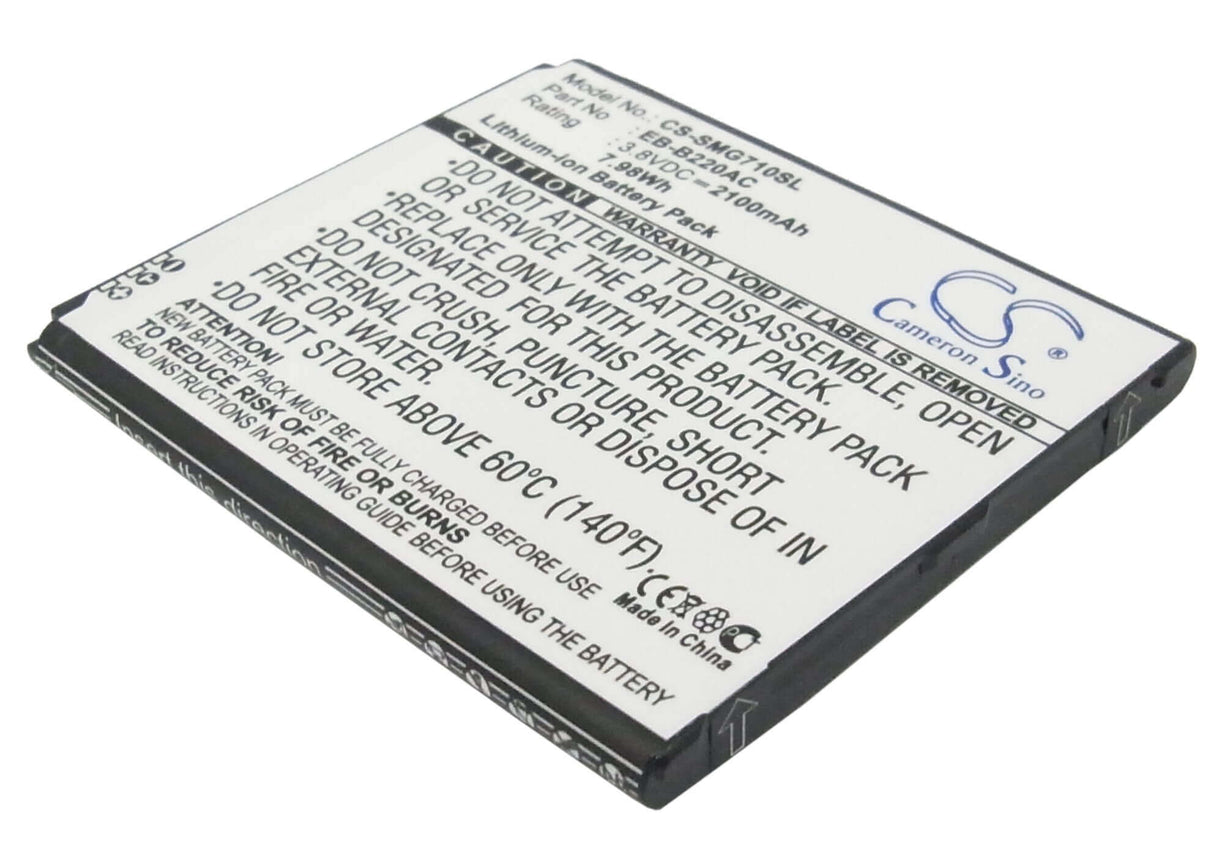 3.8V, Li-ion, 2100mAh, SmartPhone battery fits Samsung, Eb-b220ac, Galaxy Grand 2, Galaxy Grand 2 Duos, 7.98Wh Mobile, SmartPhone Cameron Sino Technology Limited (Smartphone)