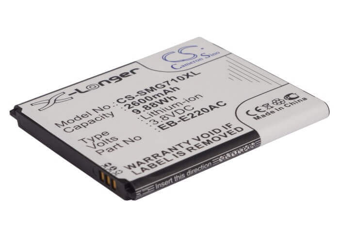 3.8V, Li-ion, 2600mAh, SmartPhone battery fits Samsung, Eb665468lu, Galaxy Grand 2, Galaxy Grand 2 Duos, 9.88Wh Mobile, SmartPhone Cameron Sino Technology Limited (Smartphone)