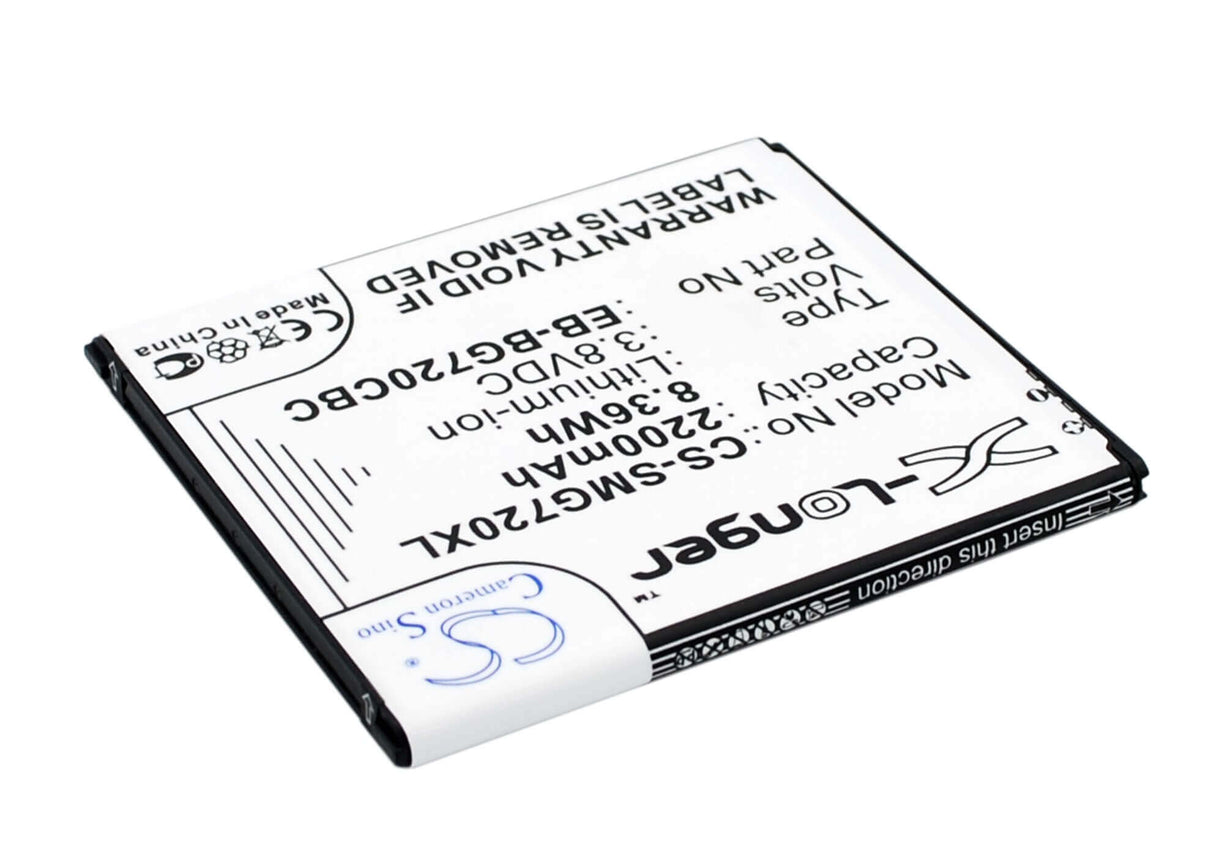 3,8V, Li-ion, 2200mAh, batterie de smartphone compatible avec Samsung, Eb-bg720cbc, Galaxy Grand 3, Galaxy Grand 3 Duos, 8,36Wh Mobile, SmartPhone Cameron Sino Technology Limited (Smartphone)