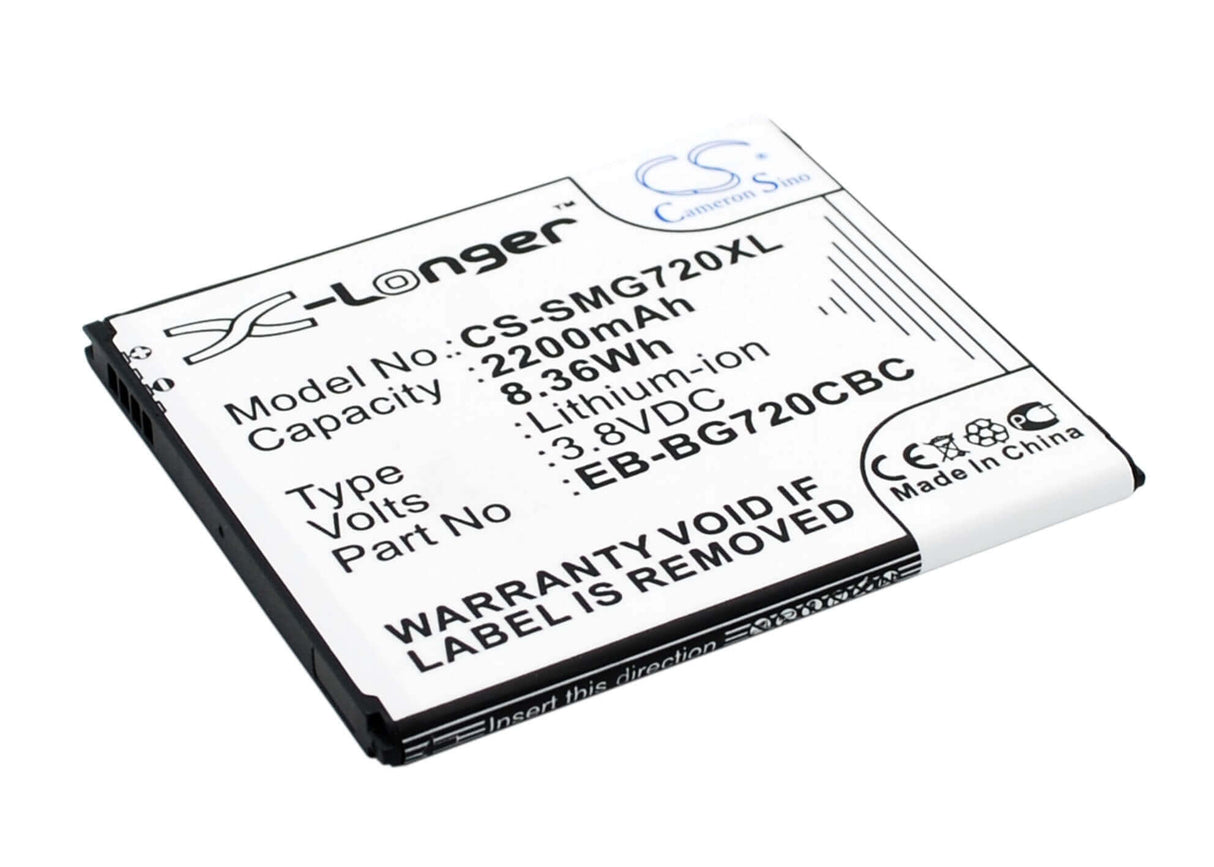 3,8V, Li-ion, 2200mAh, batterie de smartphone compatible avec Samsung, Eb-bg720cbc, Galaxy Grand 3, Galaxy Grand 3 Duos, 8,36Wh Mobile, SmartPhone Cameron Sino Technology Limited (Smartphone)