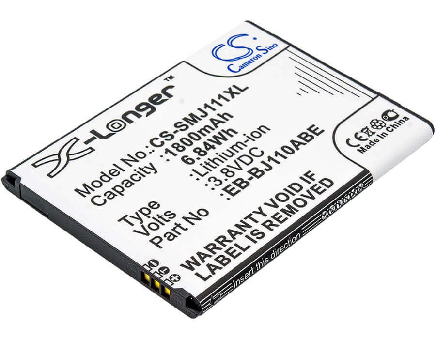 3.8V, Li-ion, 1800mAh, Batterie de smartphone compatible avec Samsung, Eb-bj110abe, Galaxy J1 Ace, Galaxy J1 Ace 3g Duos, 6.84Wh Mobile, Smartphone Cameron Sino Technology Limited (Smartphone)