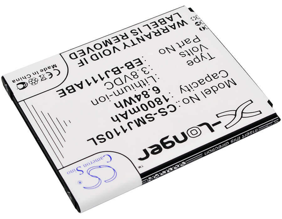 3,8V, Li-ion, 1800mAh, batterie de smartphone compatible avec Samsung, Eb-bj111abe, Galaxy J1 Ace 3g Duos, Galaxy J1 Ace 4g, 6,84Wh Mobile, SmartPhone Cameron Sino Technology Limited (Smartphone)