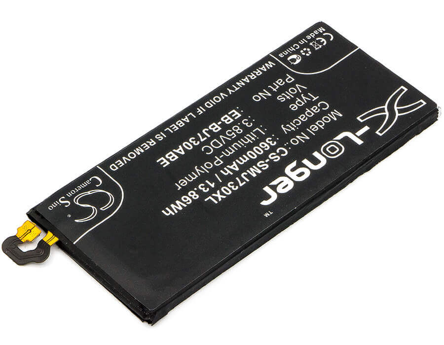 3.85V, Li-Polymer, 3600mAh, SmartPhone battery fits Samsung, Eb-bj730abe, Galaxy J7 2017, Galaxy J7 2017 Duos Td-lte, 13.86Wh Mobile, SmartPhone Cameron Sino Technology Limited (Smartphone)