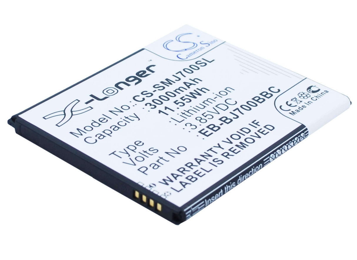 3.85V, Li-ion, 3000mAh, SmartPhone battery fits Samsung, Eb-bj700bbc, Galaxy J7, Galaxy J7 Core, 11.55Wh Mobile, SmartPhone Cameron Sino Technology Limited (Smartphone)